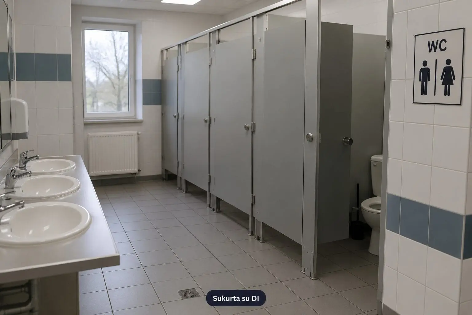 Mokykloje – kraupus išpuolis: iš tualeto išėjęs berniukas kirviu užpuolė 10-metę