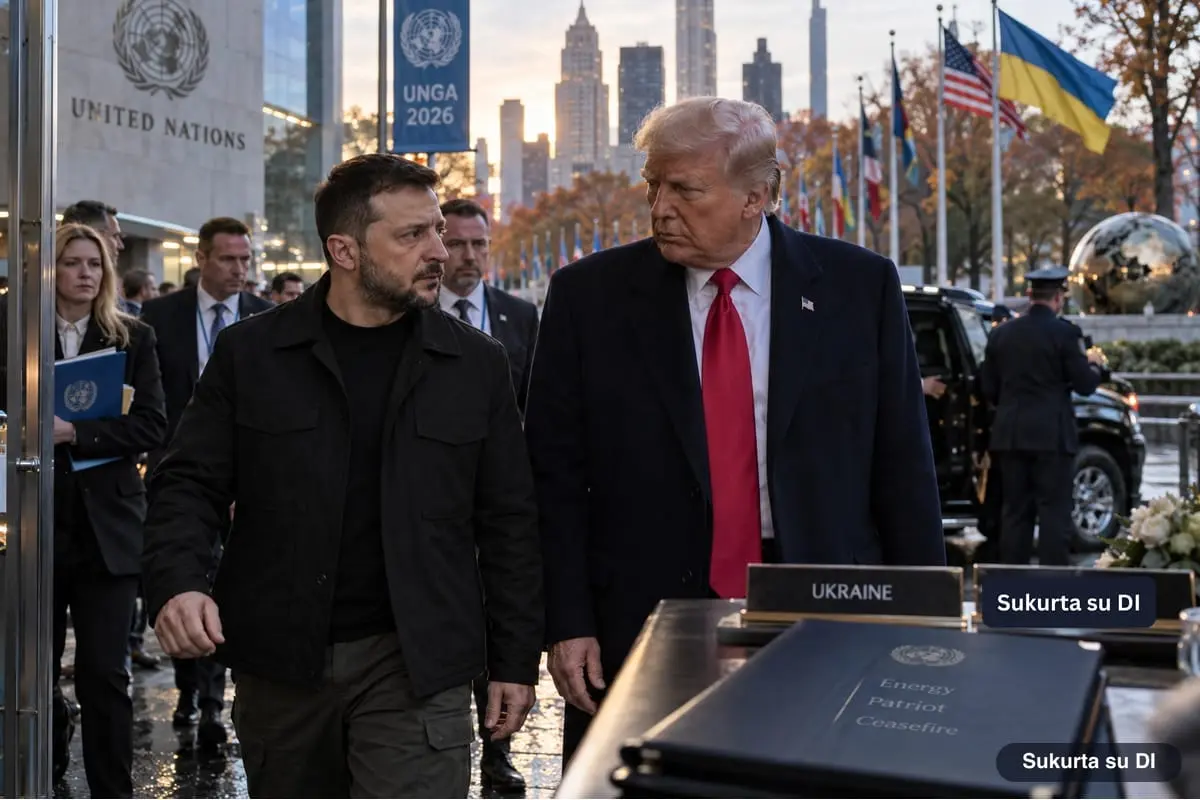 V. Zelenskis po susitikimo su D. Trumpu: JAV ir Ukraina siekia užbaigti karą dar iki žiemos