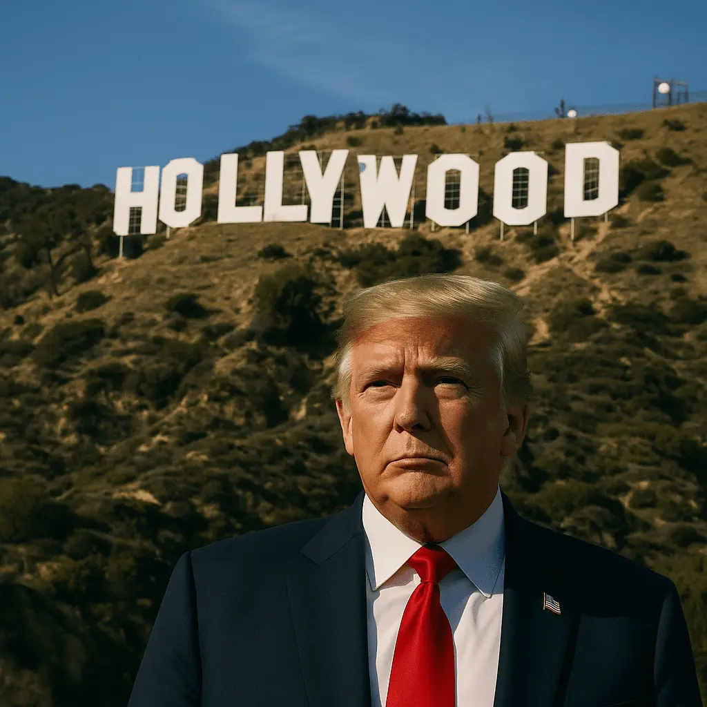 D. Trumpas įsakė įvesti 100 % tarifą užsienio filmams