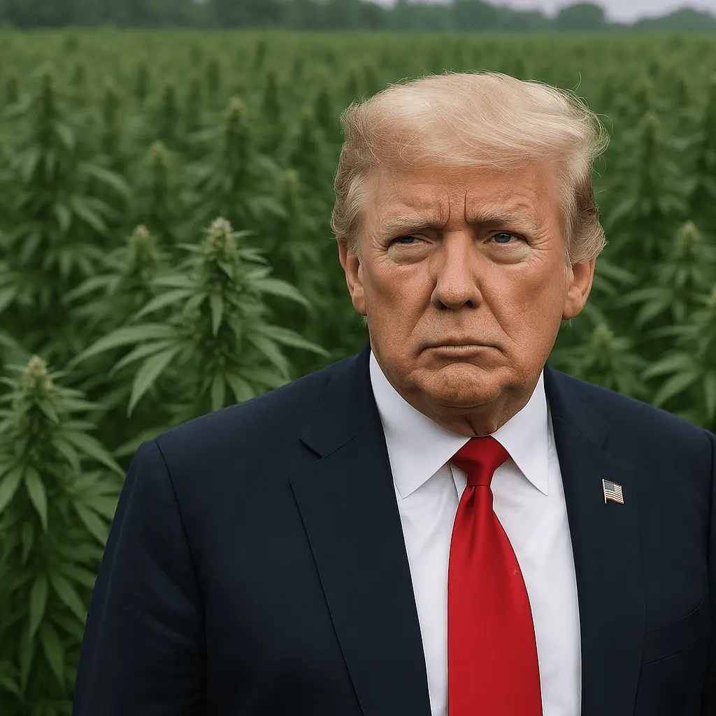 D. Trumpas gali uždegti žalią šviesą marihuanai JAV