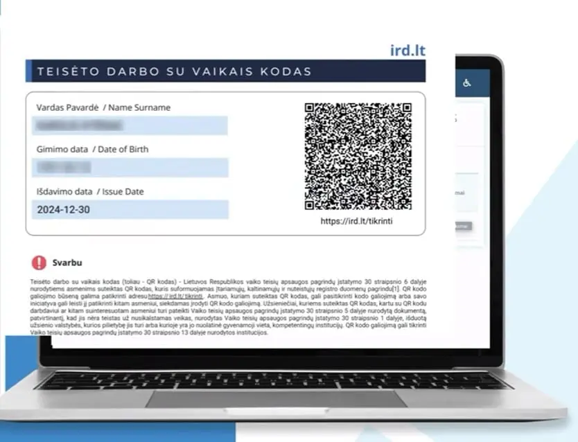 Įsigaliojo nauji reikalavimai: QR kodai mokytojams vietoj pedofilų registro?