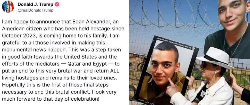 JAV tvirtina, kad Hamas yra pasiruošę išlaisvinti amerikietį įkaitą, kaip paliaubų sąlygą