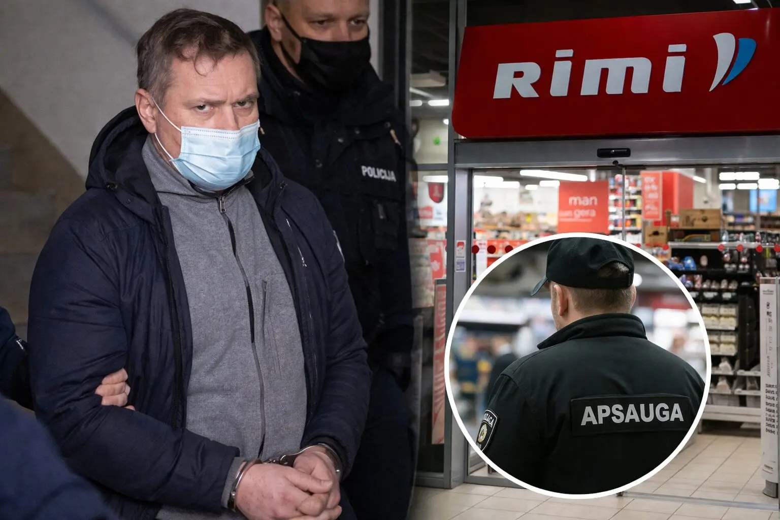 Pandemijos metu į „Rimi“ apsauginį šovęs D. Varnas nuo belangės neišsisuko