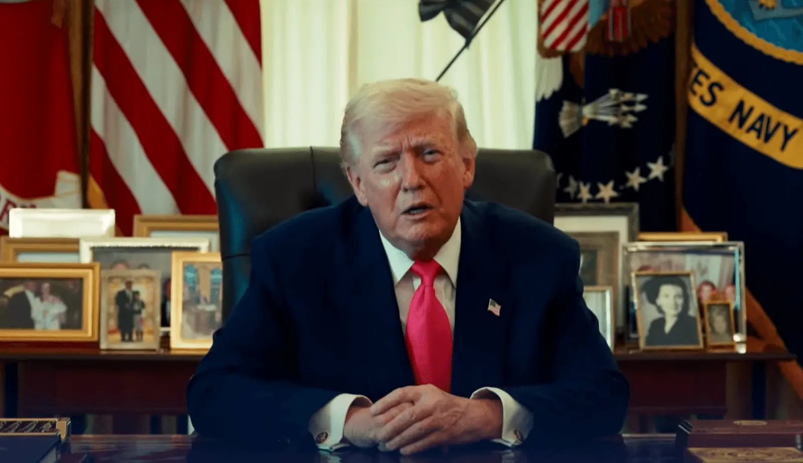 Trumpas siunčia griežtą signalą sąjungininkams: „Eikite pasiimti savo naftos“