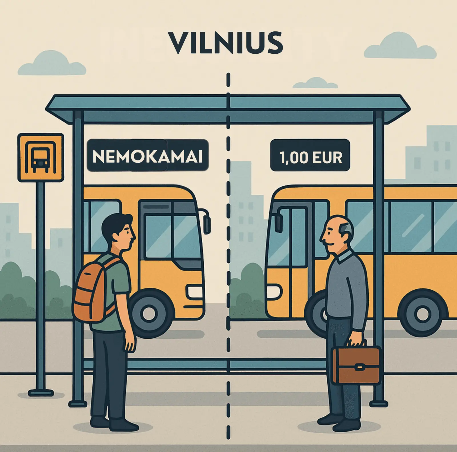 Vilniuje – siūlymas visus ukrainiečius ir kitąmet nemokamai vežioti viešuoju transportu