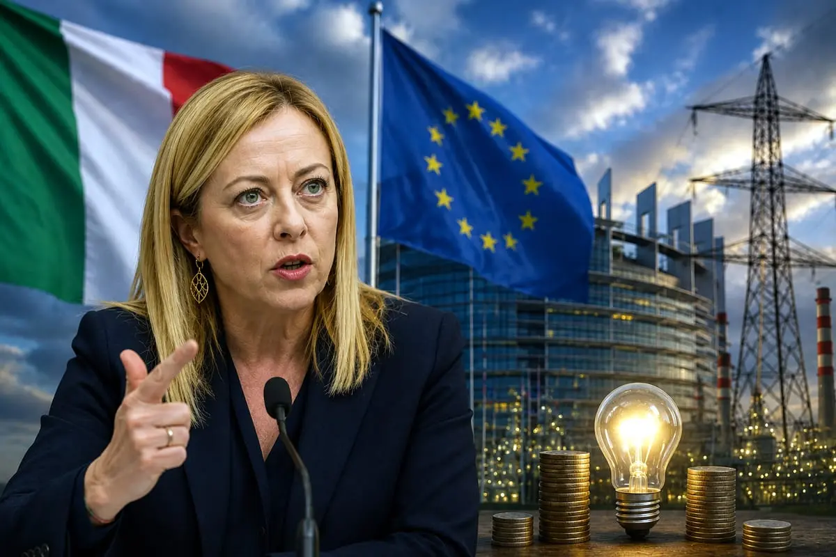 G. Meloni kelia spaudimą Briuseliui: Italija nori laisviau leisti pinigus, kai energijos kainos spaudžia pramonę