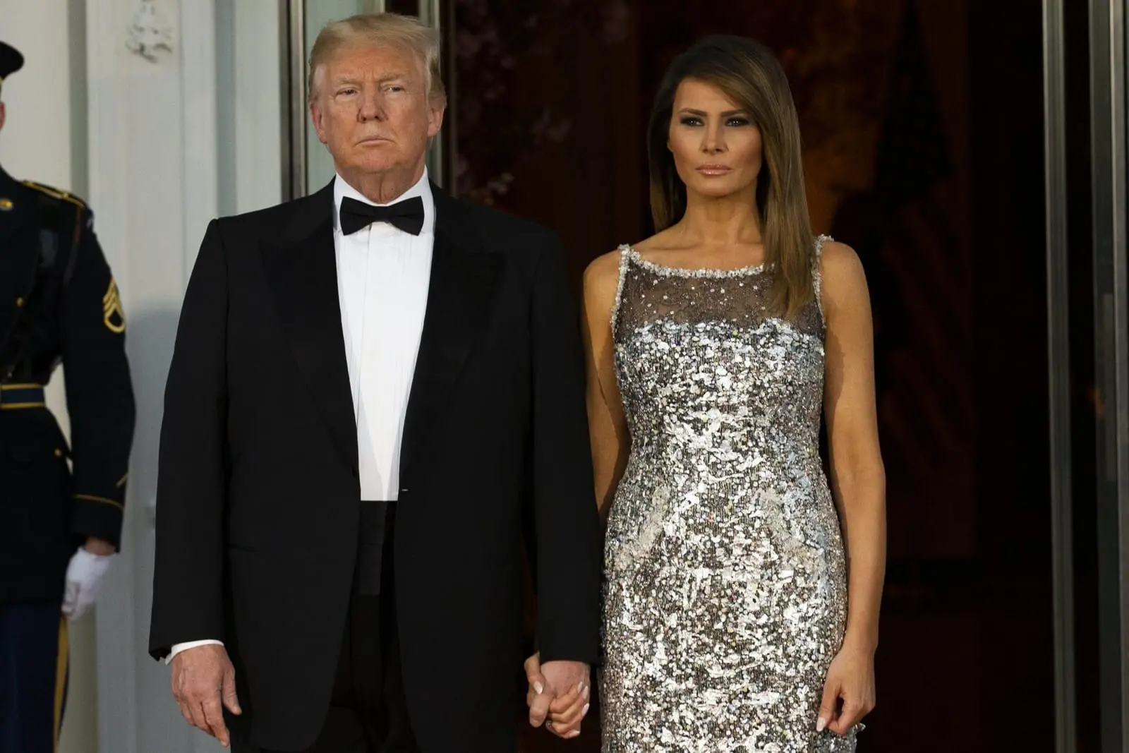 Donaldas ir Melanija Trumpai: pirmoji JAV pora mini porcelianines vestuves
