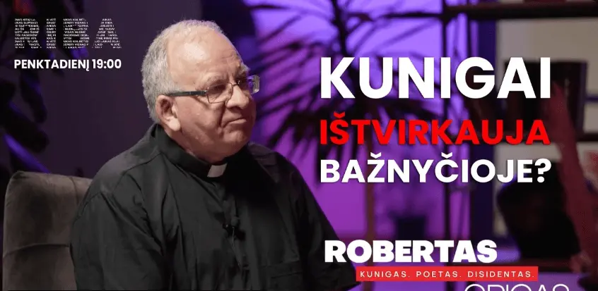 Robertas Grigas laidoje „Riba“: herojais taps paisantys žmogiškumo ir krikščioniškos sąžinės