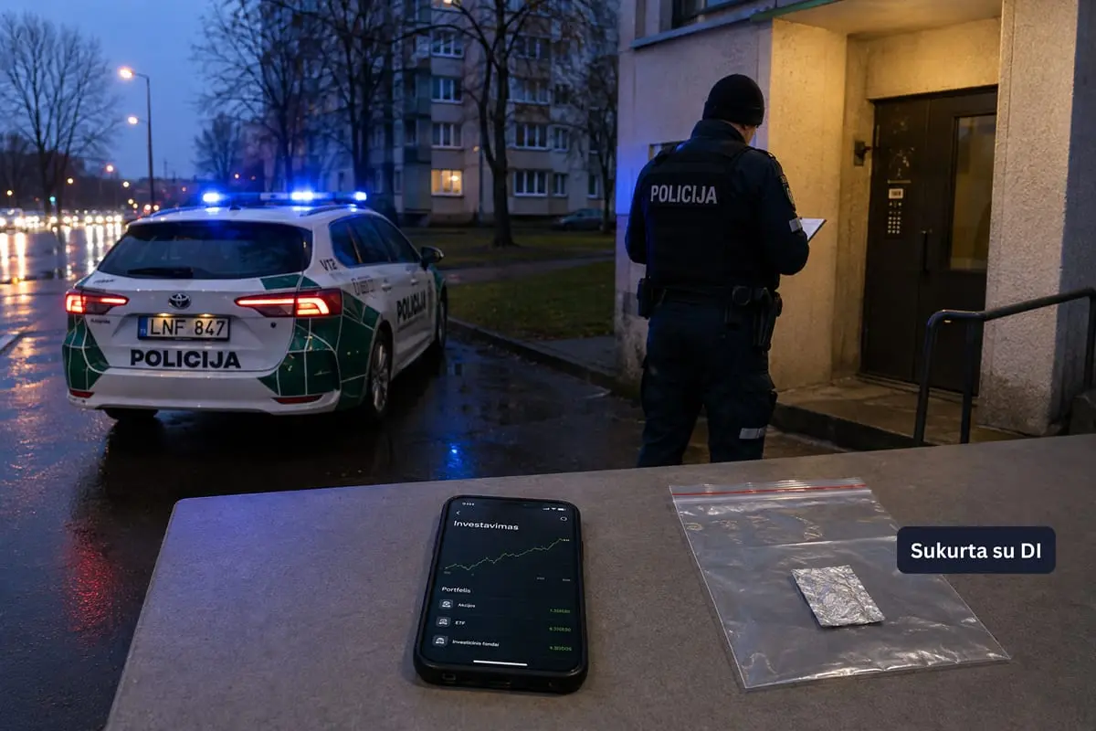 Policijos suvestinė: Kaune peiliu sužalota moteris, investuotojas prarado daugiau kaip 15 tūkst. eurų