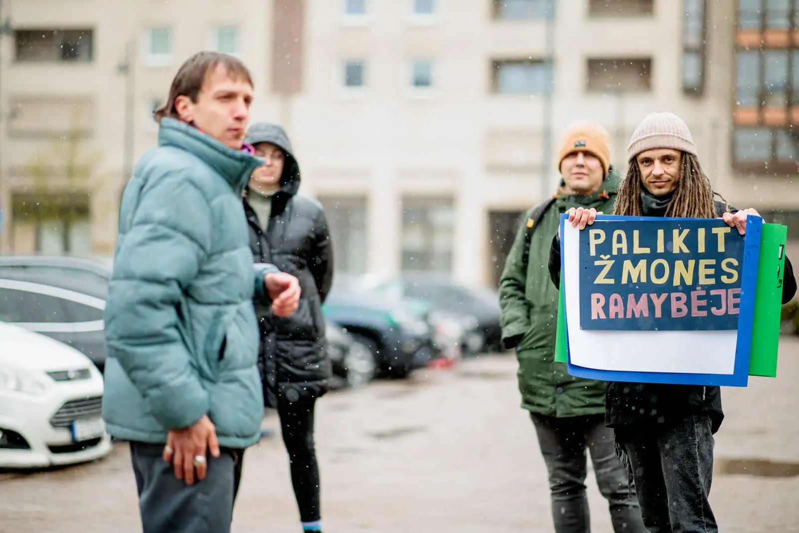 Vilniuje vyko protestas palaikantis narkotikų pardavėją: dalyvavo ir O. Šurajevas