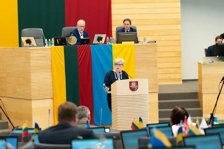 Yra kuo džiaugtis: visas pasaulis ruošiasi krizei, bet Lietuvoje jos nebus (sako premjerė)