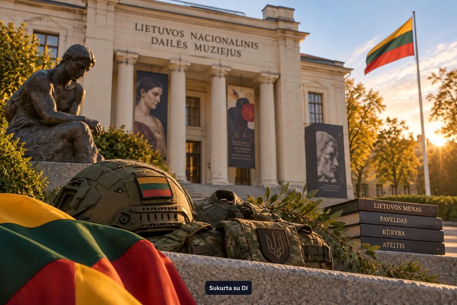 Lietuvos nacionalinis dailės muziejus ir kariuomenė pradeda naują bendradarbiavimo etapą