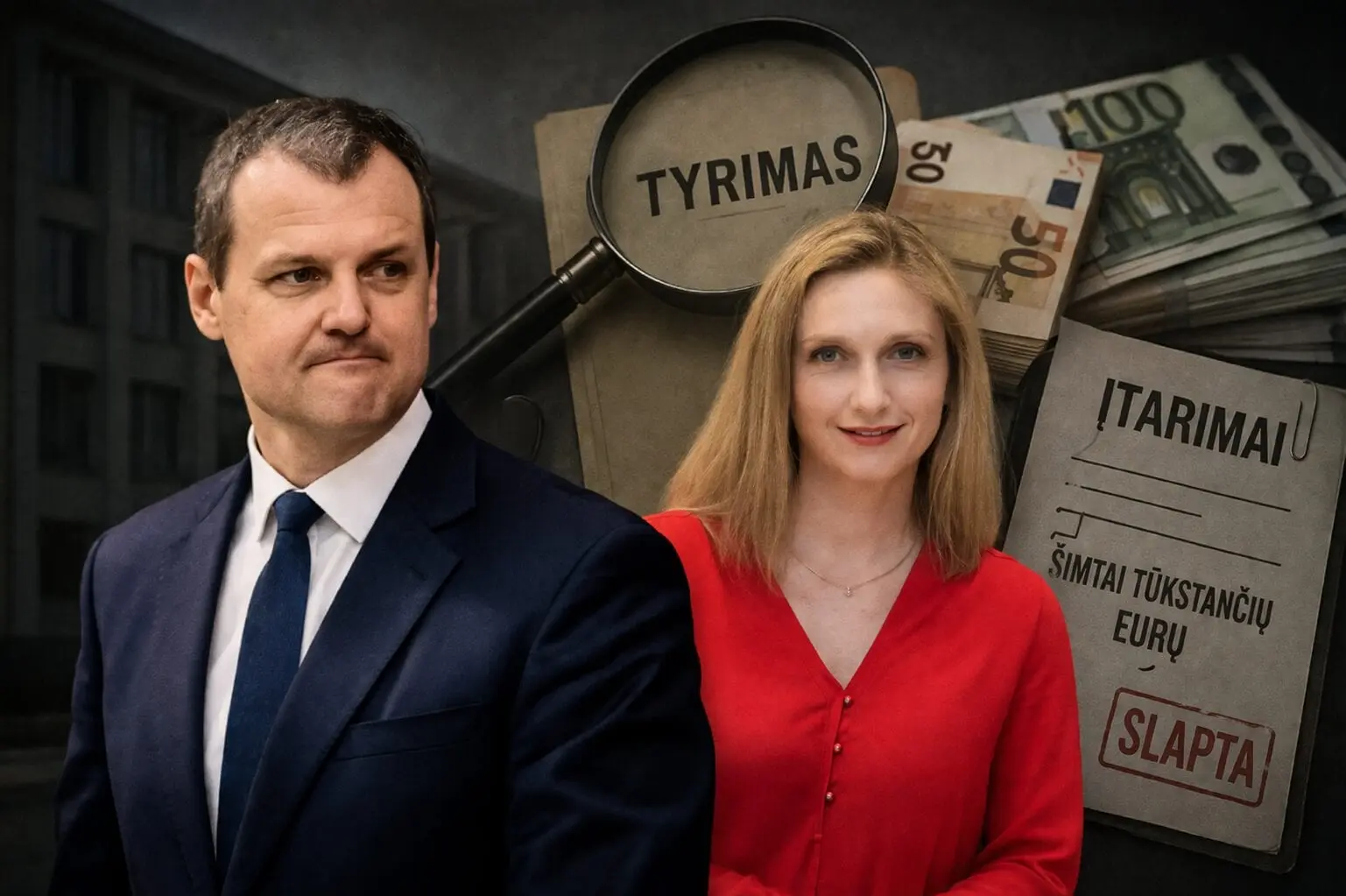 Smūgis Paluckui – įtarimai pasiekė ir žmoną: tyrime minimi šimtai tūkstančių eurų