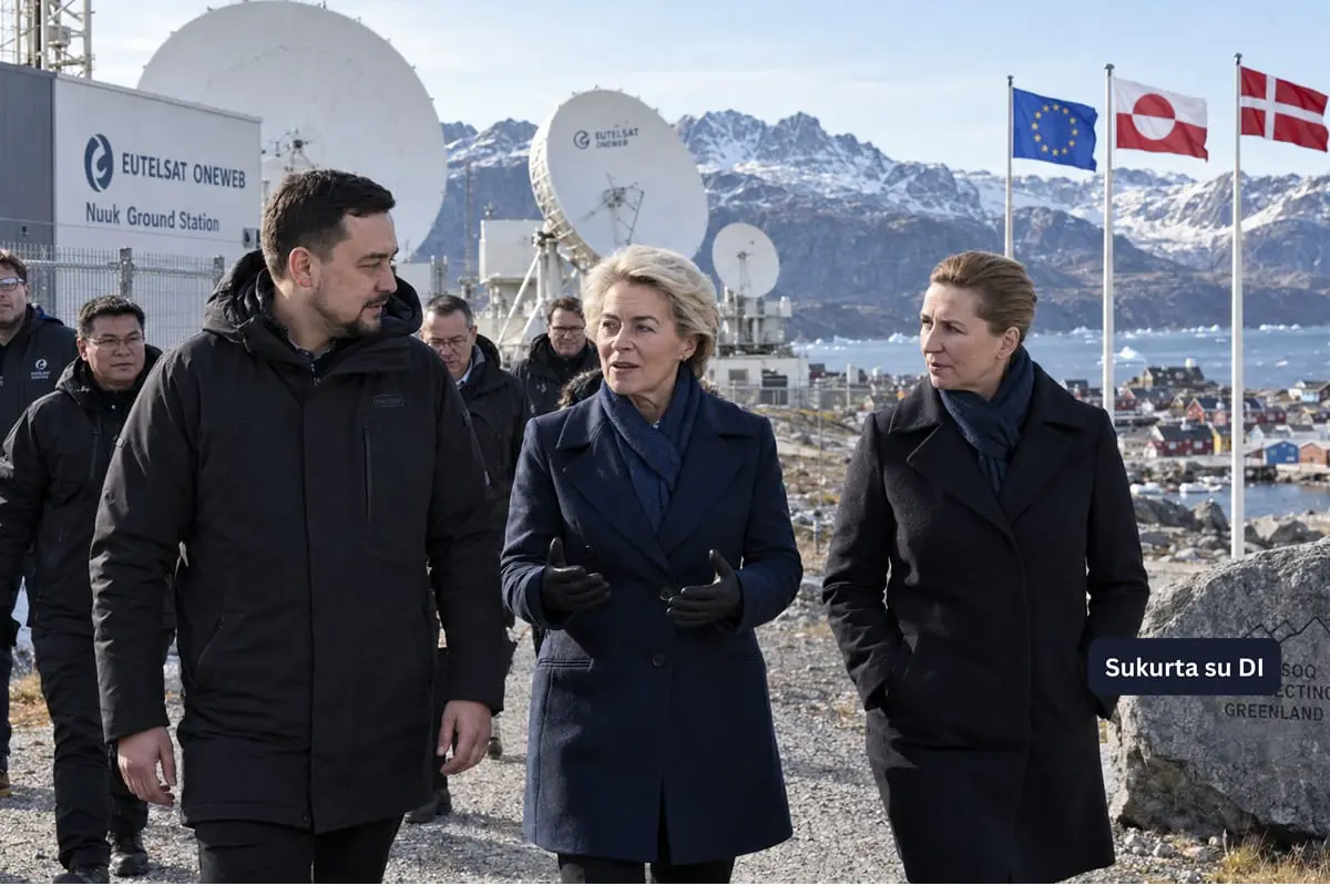 ES Grenlandijai skirs 200 mln. eurų: U. von der Leyen stiprina Europos pozicijas Arktyje