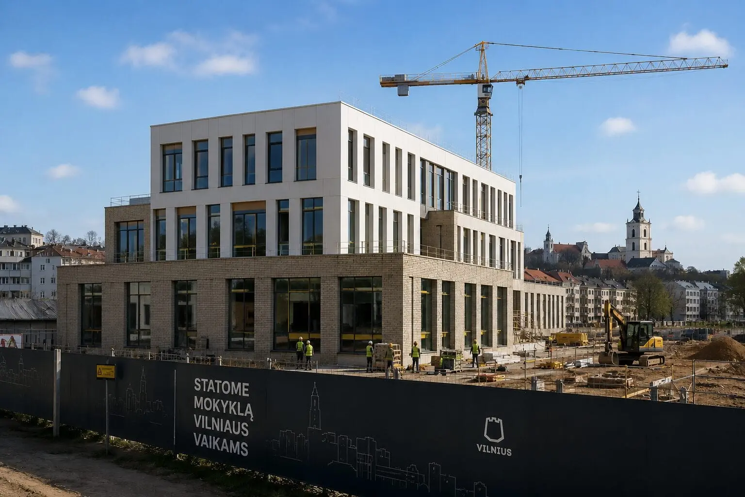 Vilnius stato mokyklą vokiečių karių vaikams, tačiau miestiečiai kalba apie kitą problemą