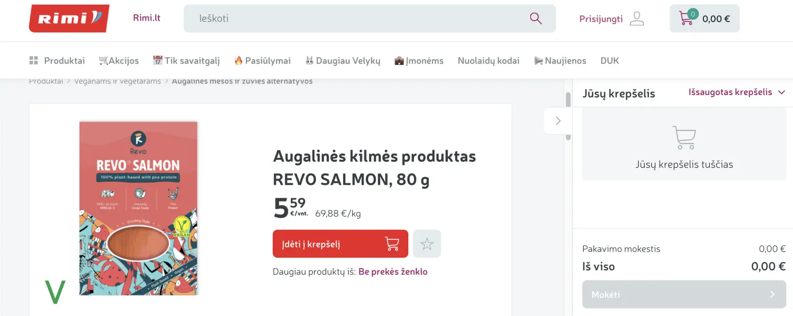 Lietuvoje jau galima įsigyti 3D maisto: „Rimi“ siūlo spausdintuvu atspausdintą lašišą