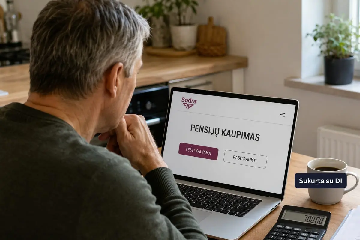 Antroji pensijų pakopa 2026–2027 metais: kiek pinigų iš tikrųjų atgaus pasitraukęs žmogus ir ko neteks senatvėje?
