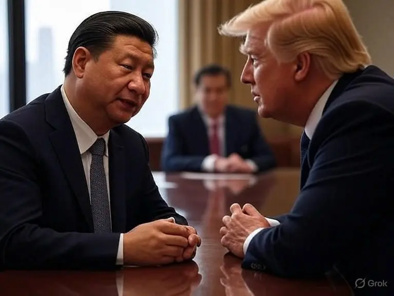 D. Trumpas su Xi susitiks Pietų Korėjoje, o vėliau vyks ir į Kiniją