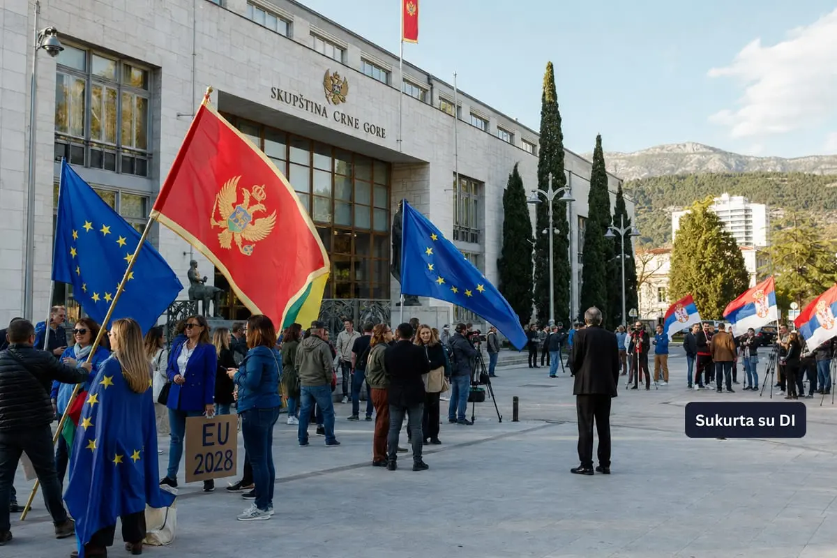 Juodkalnija artėja prie ES narystės, tačiau Serbijos įtaka gali tapti rimta kliūtimi