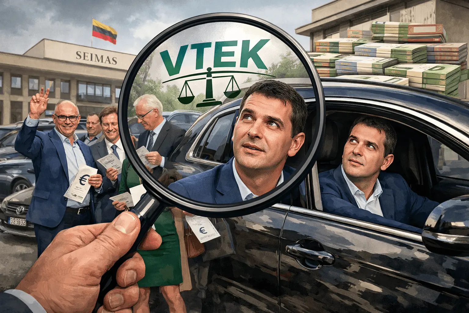 R. Žemaitaitis – vėl po didinamuoju stiklu: VTEK plečia tyrimą dėl automobilių nuomos