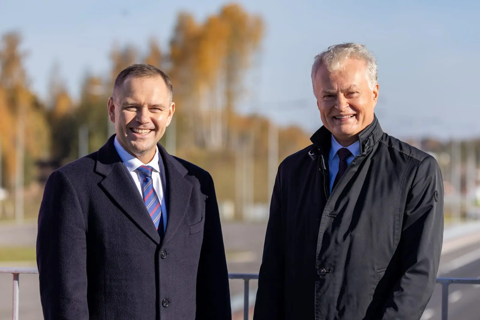 Prezidentai G. Nausėda ir A. Duda simboliškai pažymėjo „Via Baltica“ sujungimą pasienyje