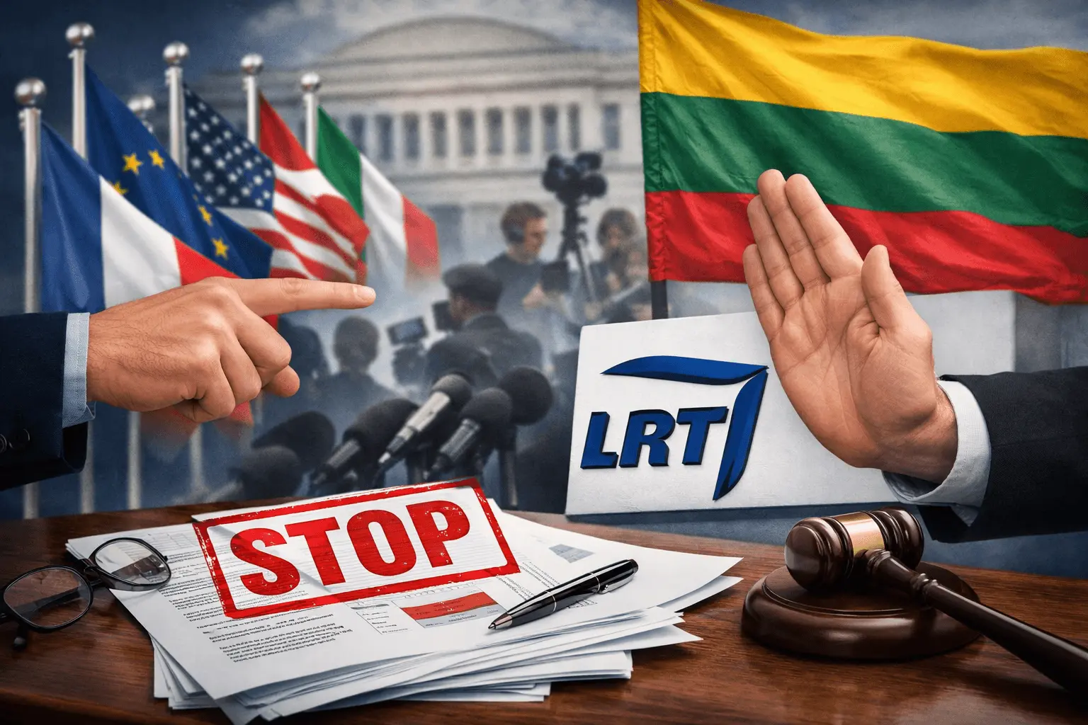 Spaudimas Lietuvai ir iš BBC: dėl LRT – raginimas išbraukti įstatymo projektą iš darbotvarkės