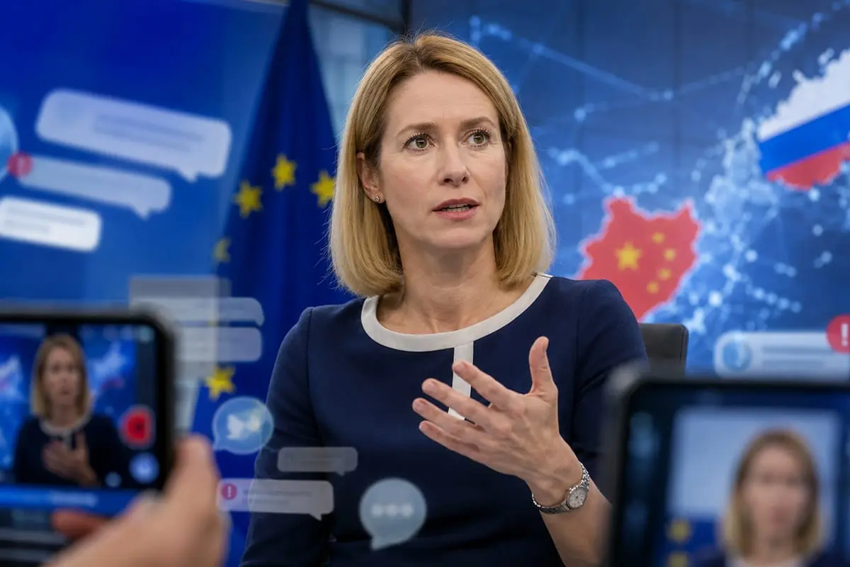 K. Kallas citatų skandalas: kaip viena metafora apie Kiniją virto informaciniu ginklu