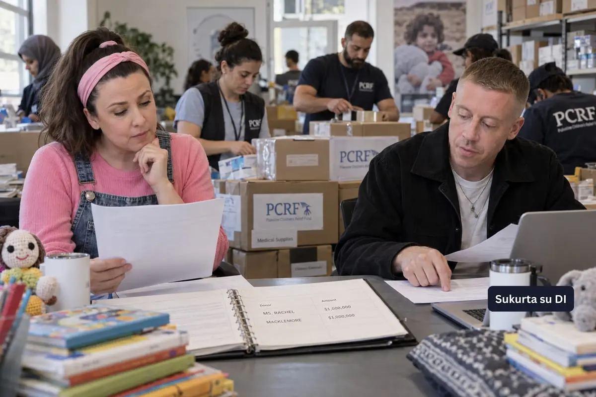 Ms. Rachel pasekė Macklemore’o pavyzdžiu: pažadėjo 1 mln. dolerių palestiniečių vaikams