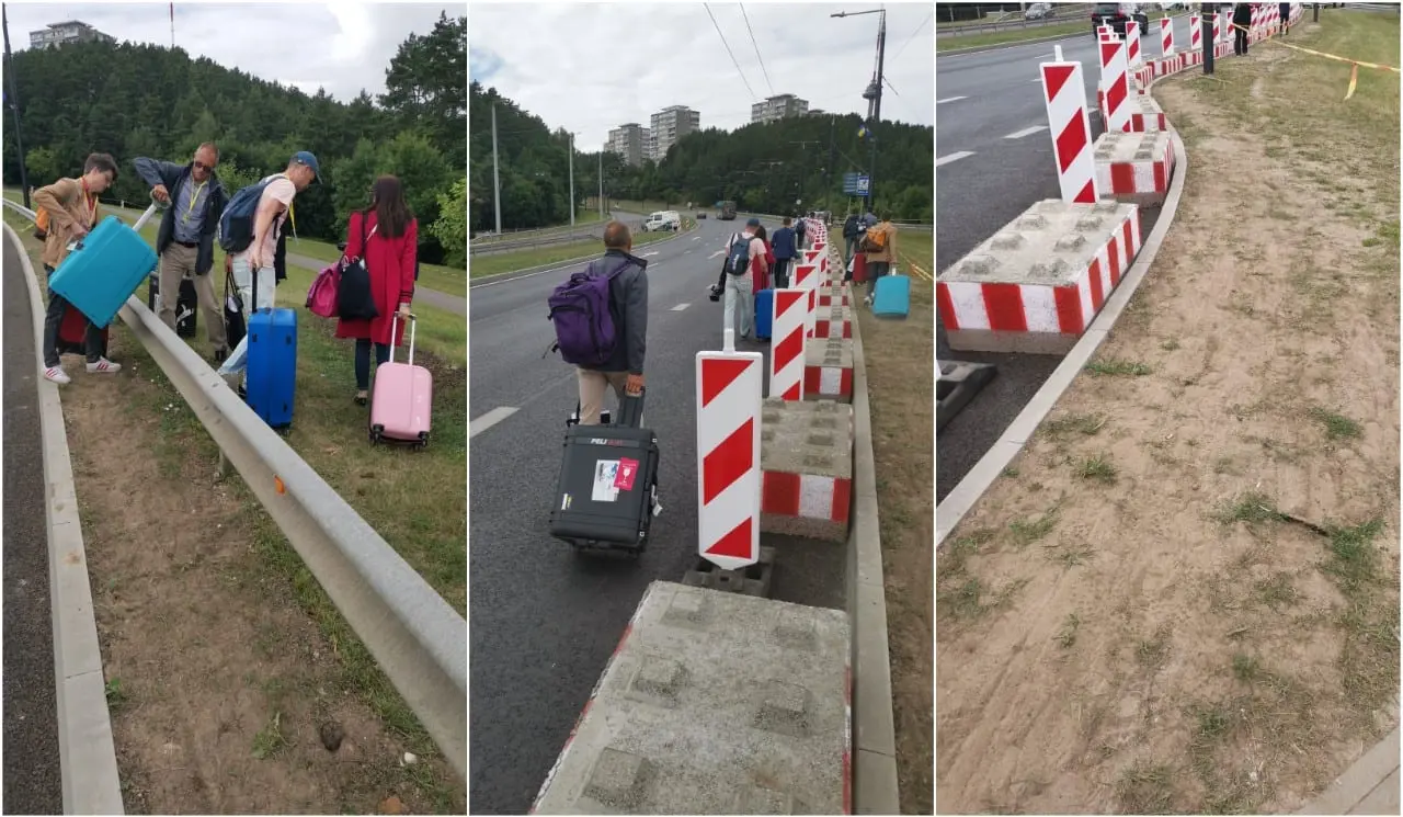Į NATO viršūnių susitikimą atvykusius žurnalistus „išmetė“ vidury kelio