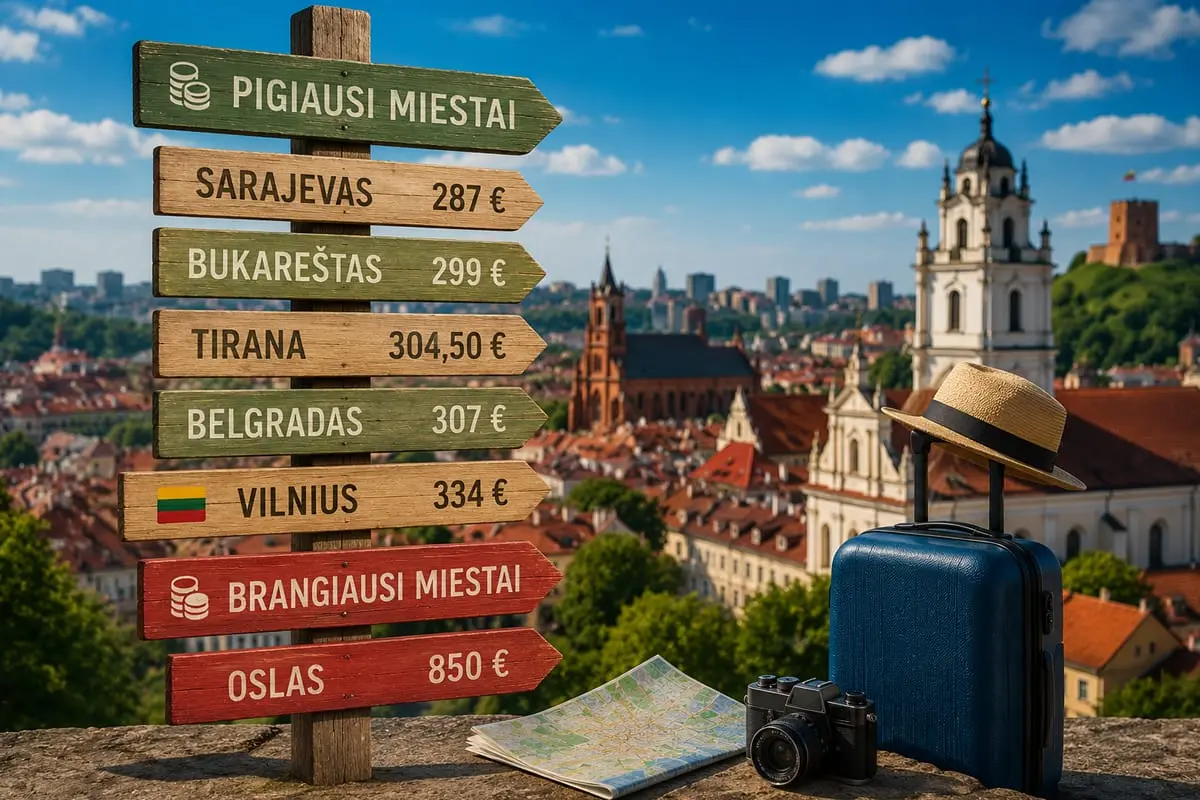Europa už pigiau: Vilnius pateko tarp dešimties pigiausių savaitgalio krypčių