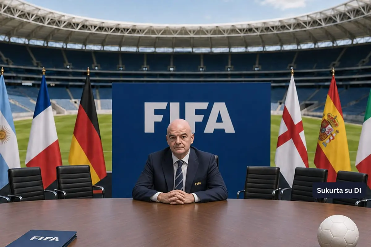 Milijardinis sandoris atsisuko prieš G. Infantino: prasidėjo kova dėl FIFA valdžios