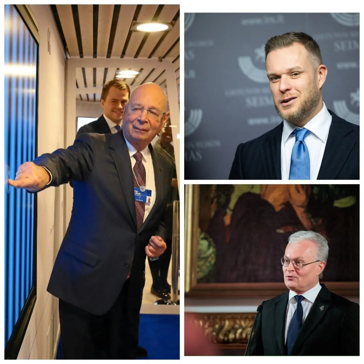 G. Nausėda kartu su G. Landsbergiu dalyvaus K. Švabo forume