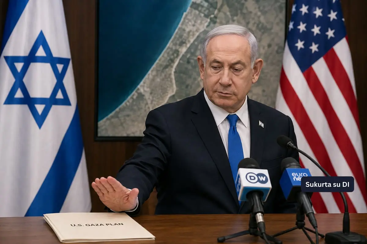 Izraelis atmetė JAV Gazos planą: kariuomenė nesitrauks iki visiško „Hamas“ nuginklavimo