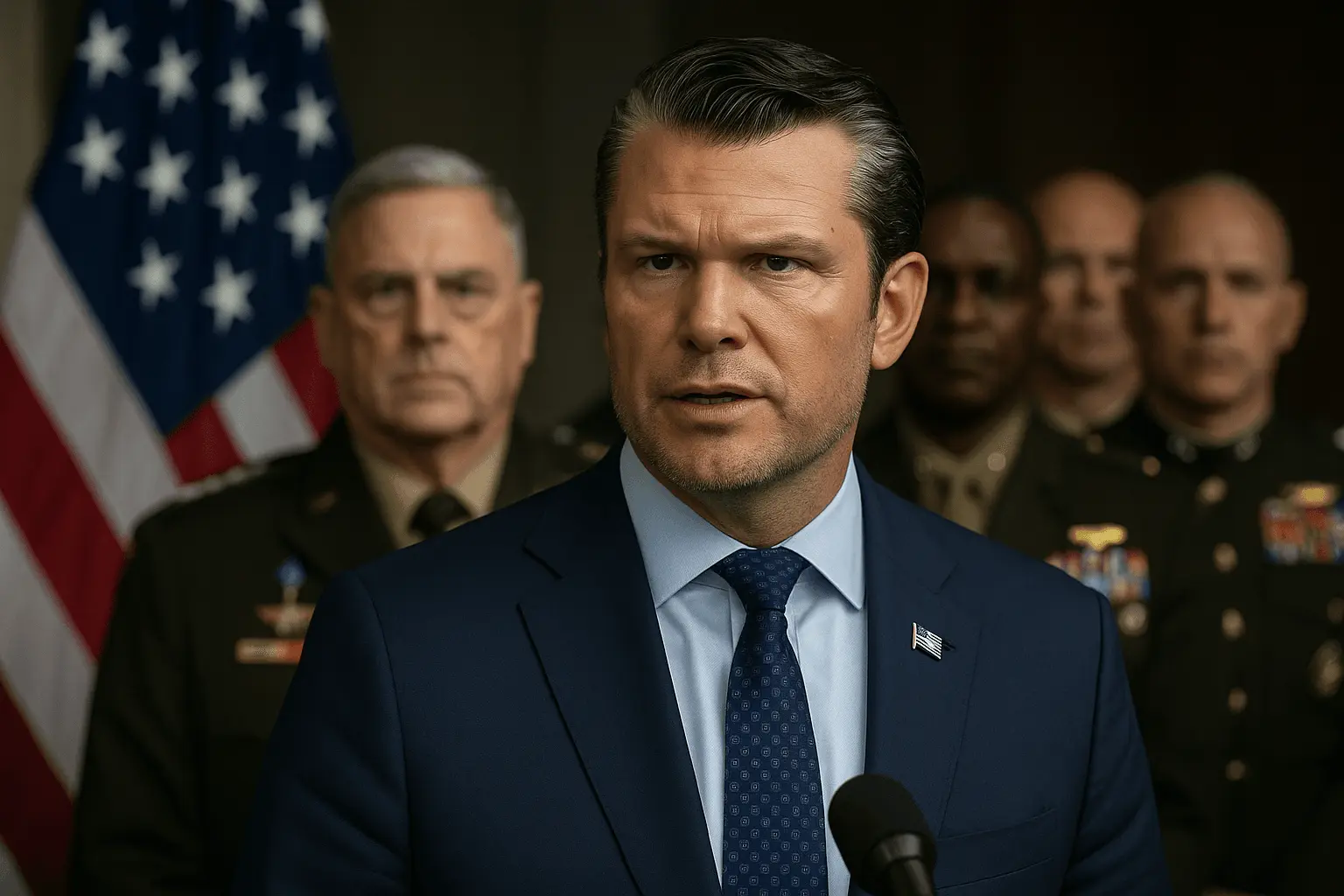 P. Hegsethas įsakė Pentagonui 20 % sumažinti vyresniųjų generolų skaičių