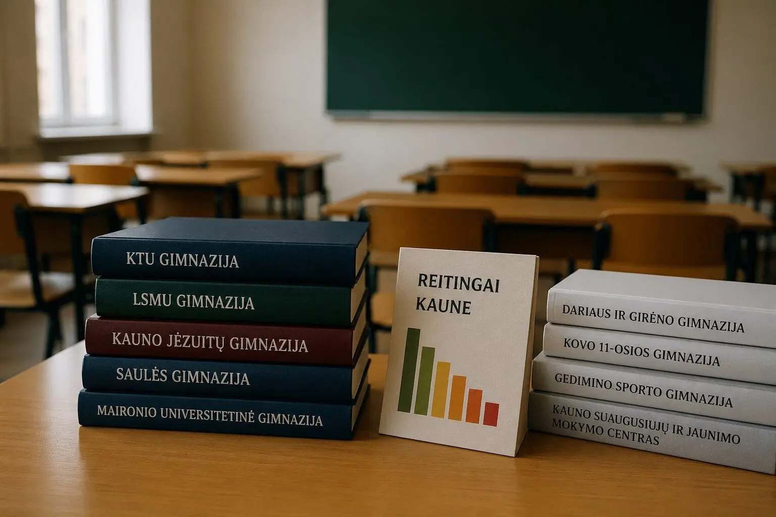 Reitingai Kaune: elitinės gimnazijos pirmauja, dalis žinomų mokyklų – sąrašo gale