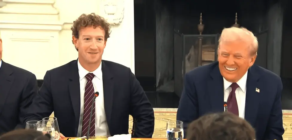 M. Zuckerbergo netyčia ištarti žodžiai užgožė D. Trumpo vakarienę su technologijų lyderiais