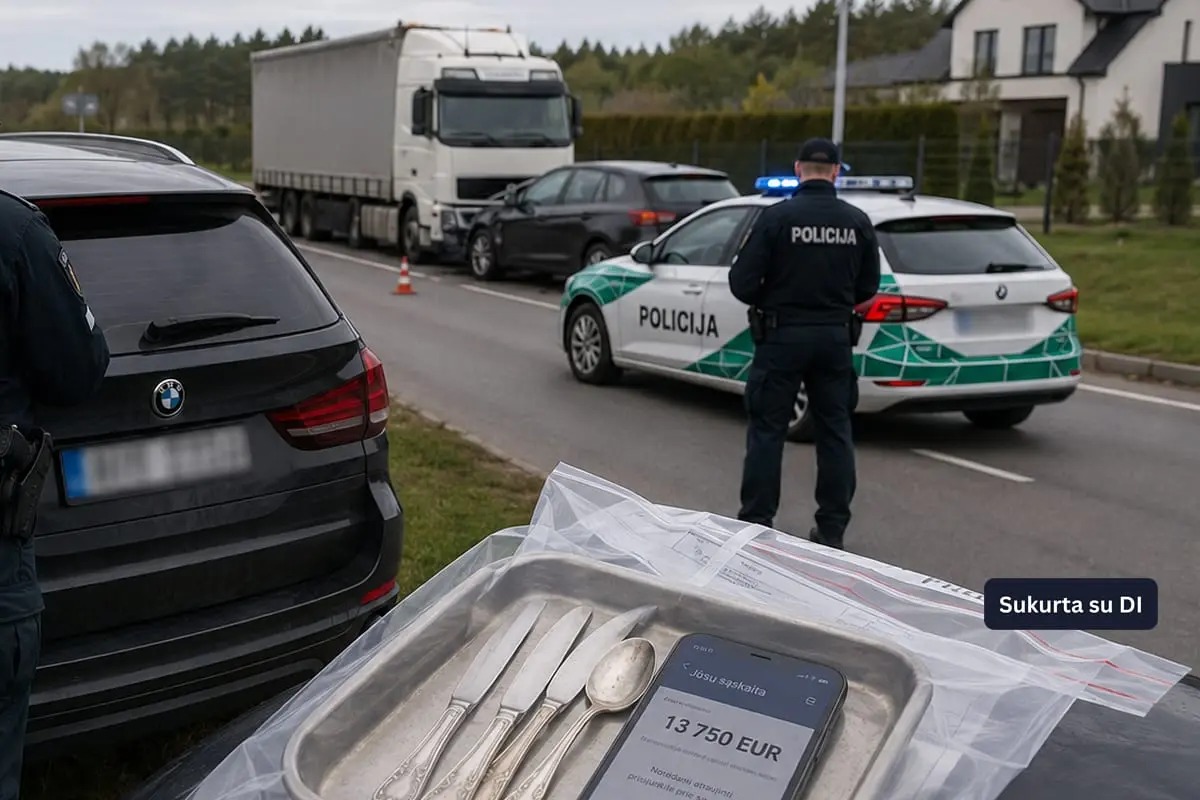 Savaitgalio policijos suvestinė: keliuose žuvo moteris, sukčiai išviliojo beveik 29 tūkst. eurų