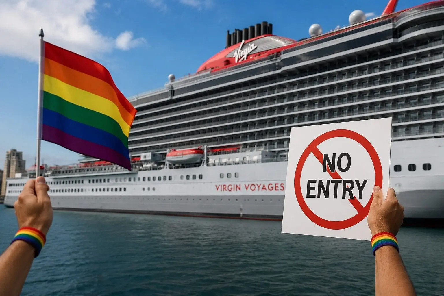 Po Turkijos smūgio – dar vienas draudimas: Egiptas neįsileido LGBTQ+ kruizinio laivo