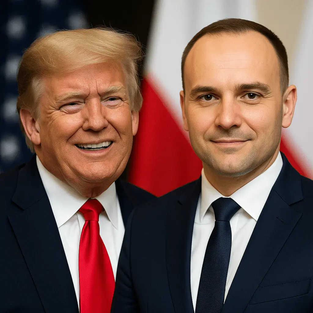 D. Trumpas sveikina K. Nawrockį: „Didelė pergalė Lenkijai, jis myli savo tautą“