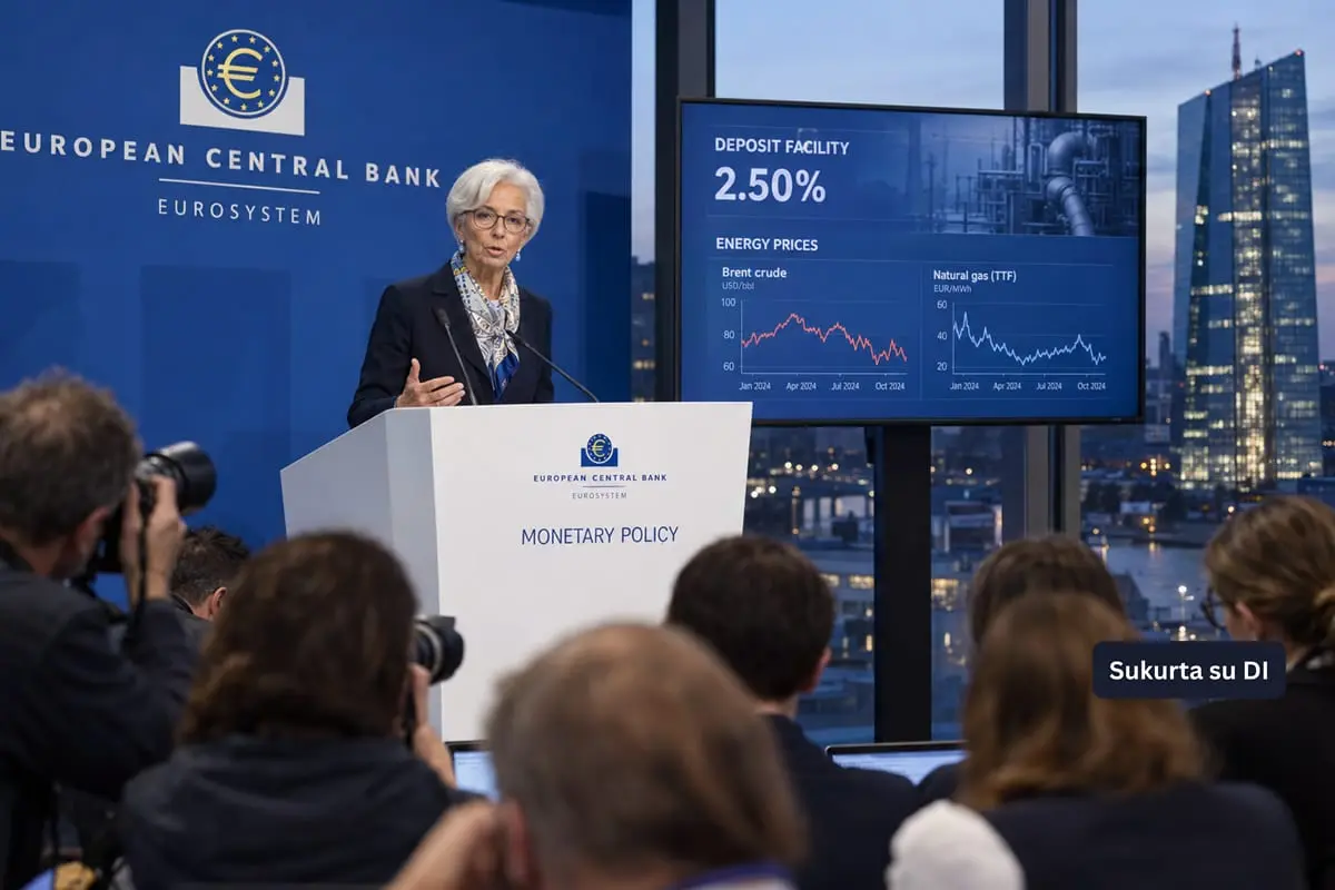 ECB padidino palūkanas iki 2,5 proc.: ar brangesni pinigai gali sustabdyti energijos sukeltą infliaciją?
