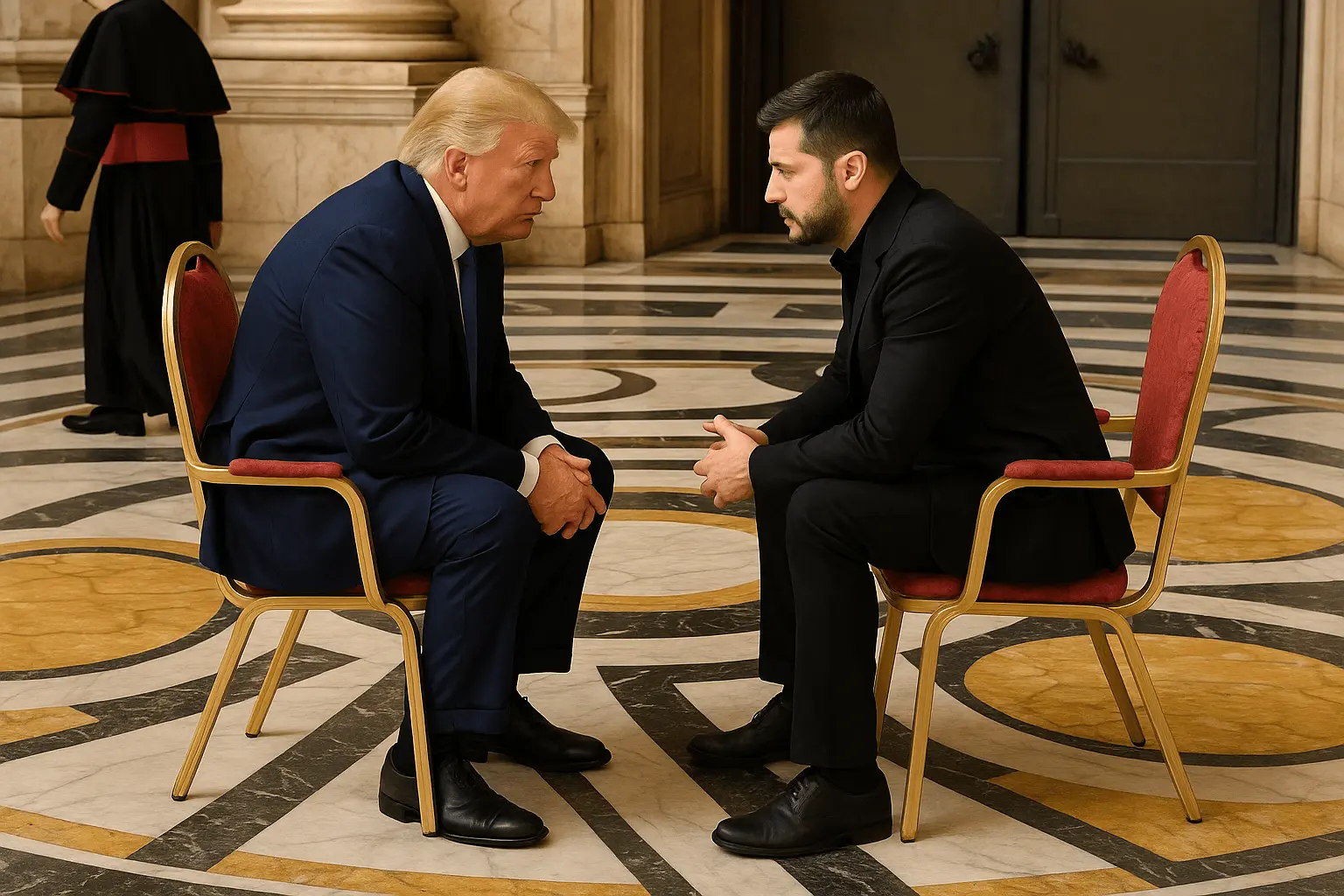 D. Trumpas tiki, kad V. Zelenskis pasirengęs atiduoti Krymą Rusijai