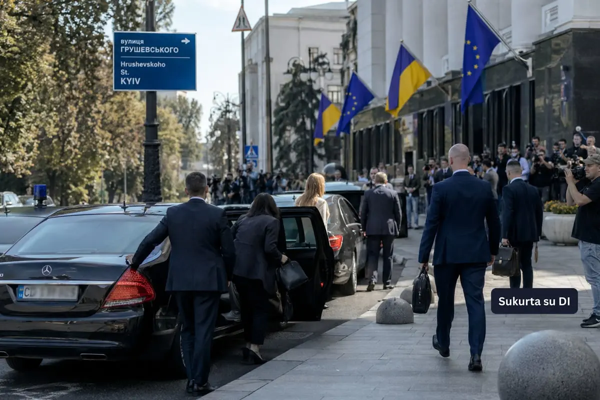 Vakarų lyderiai renkasi Kyjive, o Ukraina pradėjo sistemingus smūgius Rusijos „Ozon“ logistikos tinklui