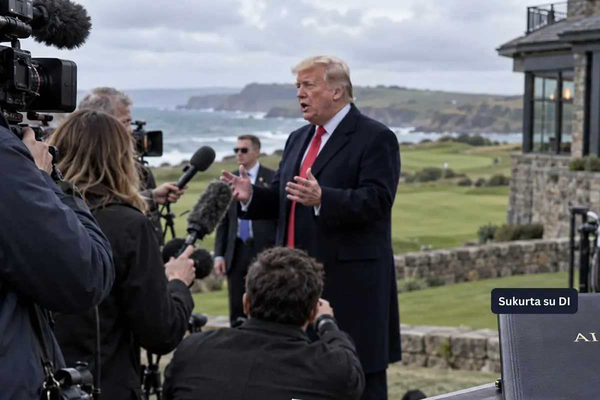 Trumpas atmetė raginimus lėtinti DI plėtrą: „Kas laimės DI lenktynes, tas laimės viską“
