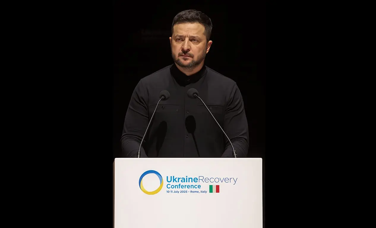 Romos konferencijoje V. Zelenskis sulaukė palaikymo: Europa planuoja karinę misiją Ukrainoje