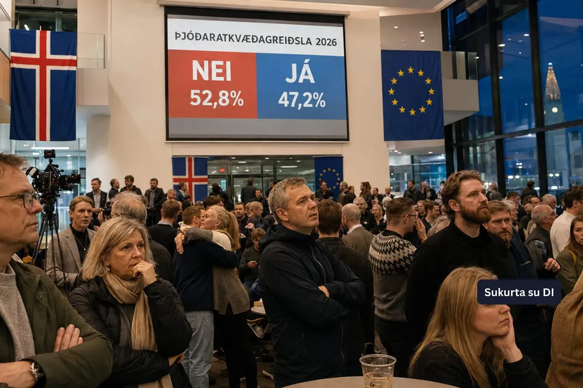 Islandija atmetė derybų su ES atnaujinimą: šalį perskyrė sostinės ir regionų balsai