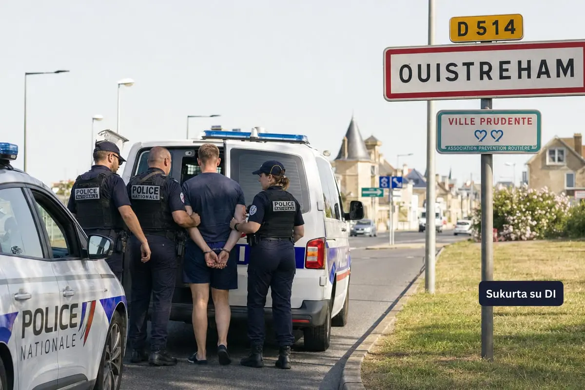 Prancūzijoje automobilis rėžėsi į žmones prie Kano stoties: žuvo du, dar devyni sužeisti