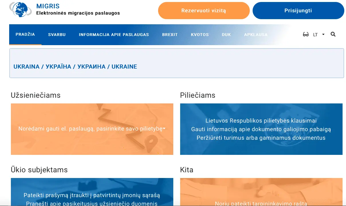 Pamirškime „gyvas eiles: migracijos paslaugos nuo šiol prieinamos tik iš anksto rezervavus vizitą