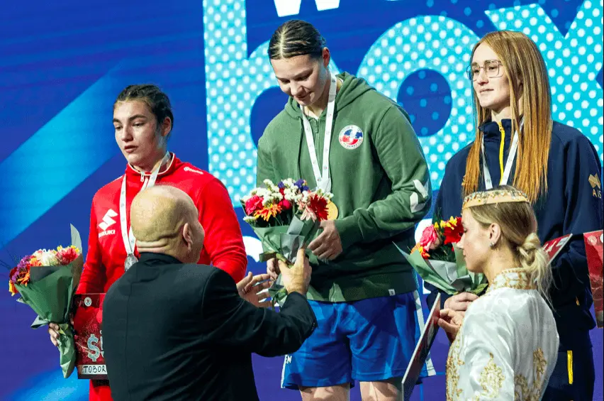 Lietuvos boksininkė Gabrielė Stonkutė tapo pasaulio čempione