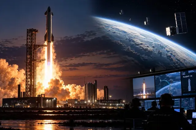 „SpaceX“ pasiekė svarbiausią „Starship“ etapą – 14-asis skrydis pirmą kartą išvedė raketą į orbitą