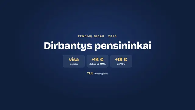 Dirbantys pensininkai